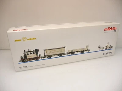 Märklin 28970 H0 Hochzeitszug Glaskasten mit zwei Wagen und Kutsche TOP in OVP - Bild 1 von 4