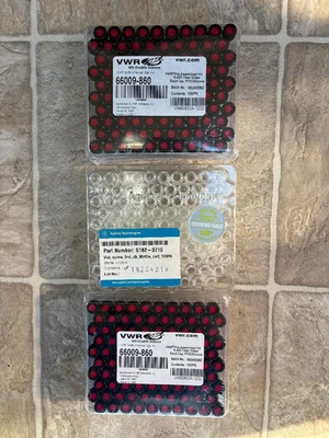 NEW! VWR vials 66009-860 ( 2 pks@100), Agilent 5182-0715 (1 pk), free shipping! - Image 1 of 4