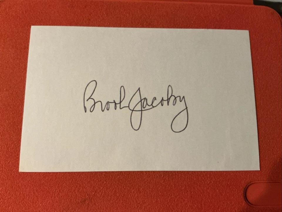 Brook Jacoby🔥🔥Atlanta Braves🔥🔥Auto🔥🔥🔥🔥🔥🔥🔥🔥🔥🔥🔥🔥🔥🔥🔥🔥🔥🔥🔥🔥 - Image 1 of 1