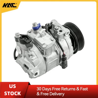 Compressor AC A/C para Audi A4 Quattro All 2010-2015 e Q5 2010-2016 8K0260805E - Imagem 1 de 4