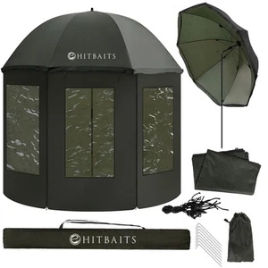 Hitbaits Angelschirm wasserdichtes Zelt 240 cm, Regenschirm Sturmfest - Bild 1 von 16