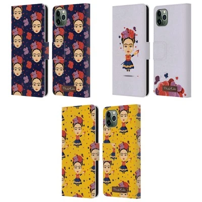 OFFICIAL FRIDA KAHLO DOLL LEATHER BOOK WALLET CASE COVER FOR APPLE iPHONE PHONES - Image 1 of 4