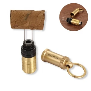 Galiner Travel Cigar Hole Punch Cutter Sharp Drill Needle Key Ring Chain Pocket - Bild 1 von 8