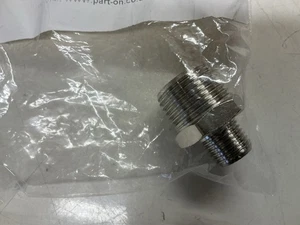 Stainless Steel Hex Reducer Pipe Fitting 1/2x1/4 BSPT Male Thread Connector - Picture 1 of 2