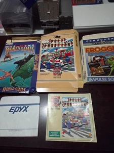 Vintage Commodore 64 Boxes ONLY, No games, Frogger, Pole Position, more! - Picture 1 of 6
