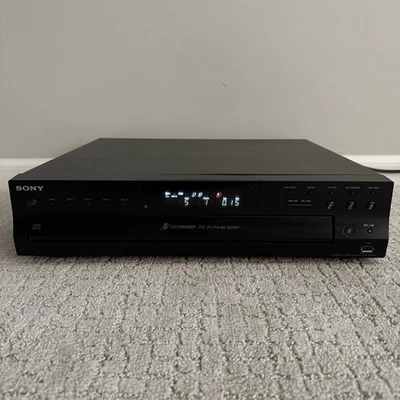 Sony CDP-CE500 Multi CD Player 5 Disc Changer USB Recorder TESTED *NO REMOTE* - Image 1 of 4