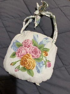 American Girl PC Samantha Korbgeflecht Tisch & Stühle Kissen nur Ersatz - Bild 1 von 5