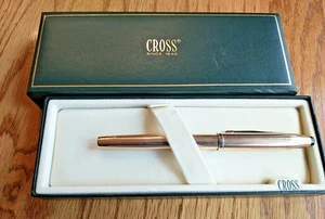 BOLÍGRAFO CROSS CENTURY CLÁSICO VINTAGE ORO 14K - Hecho en EE. UU. - Imagen 1 de 5