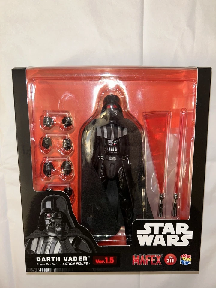 Medicom Toy Star Wars MAFEX Darth Vader Ver 1.5 Action Figure No. 211 - Image 1 of 1