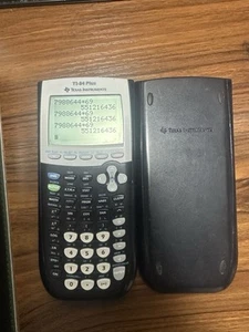 Calculadora gráfica Texas Instruments TI-84 Plus con cubierta probada funcionando - Imagen 1 de 16