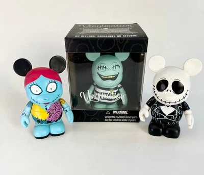 Lot of 3 Vinylmations Disney Collectible Tim Burton's Nightnare before Christmas - Image 1 of 4