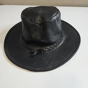 BC Hats Australian Lederhut geflochtenes Hutband schwarz Größe XXL  - Bild 1 von 10