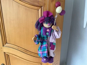 Marionette Puppe Clown von Ursula Gehlmann, Designer Puppe handgefertigt  - Bild 1 von 3