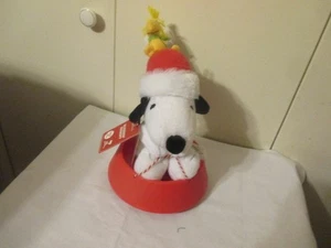 Vintage 1966 Snoopy On Red Sled WORKS SINGS AND MOVES - Picture 1 of 3