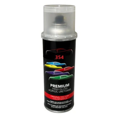 Pintura en aerosol todo en uno y capa transparente 12 oz para BMW Titan Silver 354 Foto 1 de 3
