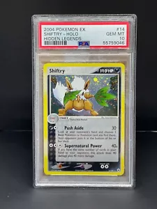 Pokemon Ex Hidden Legends Shiftry Holo PSA 10 GEM MT #14 - Graded Card English - Picture 1 of 2