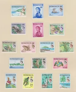 DOMINICA 164-180  Queen Eliz. set complete mint - Picture 1 of 1