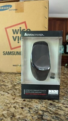 Lenovo N800 Smart Touch Wireless Mouse Ergonomic Mouse Black / New - Image 1 of 3