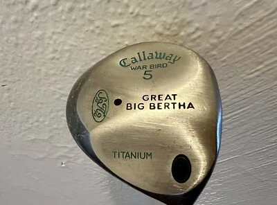 Derecha Callaway Great Big Bertha Titanio Pájaro de Guerra 5 Madera Damas Gemas Grafito + HC Foto 1 de 4