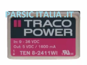 TEN 8-2413WI DC/CD CONVERTERS, IN 9-36V, OUT 15V/533mA TRACO POWER - Imagen 1 de 3