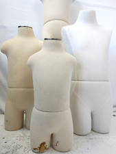 Lot of 4 ~ Child Toddler Torso Children's Mannequin Dress Forms ~ Retail Display