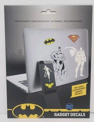 DC Marvel Stickers Decals Batman Wonder Woman SuperMan Waterproof Removable Set - Image 1 of 4