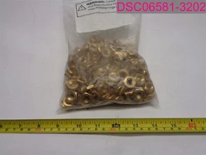 QTY=185 Pcs; M10 Hexagon Thin Jam Nuts 439 Brass - Picture 1 of 3