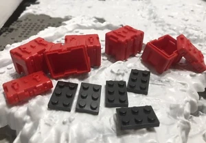 5x Small Red Utility Case Mega Blok Construx & Other Building Block Compatible - Picture 1 of 14