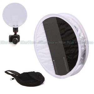 30cm 18% Gray Card White balance Board & Round Flash Speedlight Diffuser Softbox - Picture 1 of 12