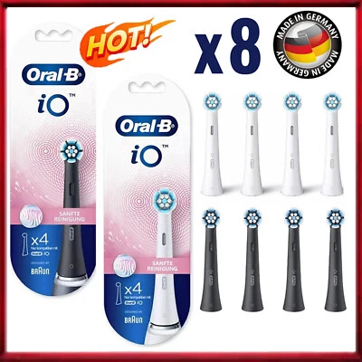 4/8 Oral-B iO Limpieza suave Cepillos de repuesto Cepillos insertables S/W baratos - Imagen 1 de 4