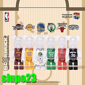 Medicom 100% Bearbrck ~ Leche Magazine NBAs Juego completo 6 piezas - Imagen 1 de 4