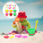 24-teiliges Kinder Sandeimer Set Strandspielzeug mit Rechen & Formen