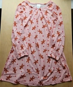 NWT HANNA ANDERSSON SWEET GINGERBREAD HOLIDAY NIGHTGOWN 130 8 $49 - Picture 1 of 6
