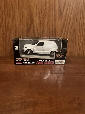BOLEY CHRYSLER PT CRUISER DIECAST CAR 1:32 WHITE 2000 PULL BACK VINTAGE NIB - Image 1 of 4