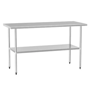 Stainless Steel Commercial Kitchen Reataurant Work Food Prep Table Work Tables - Picture 1 of 53