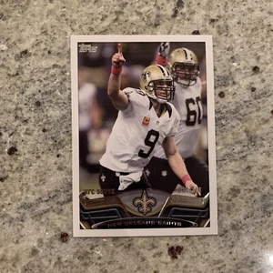 2013 Topps Football # 16 New Orleans Saints Team Card NFL Drew Brees - Picture 1 of 2