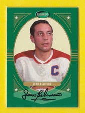 2001-02 PARKHURST AUTOGRAPH AUTO #PA-06 JEAN BELIVEAU CANADIENS