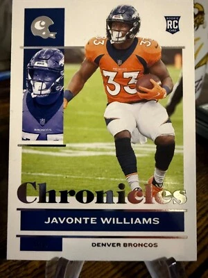 2021 Panini Chronicles Rookie Javonte Williams - Image 1 of 2