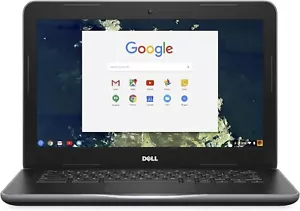 Dell 13.3 inch Chromebook 3380 Laptop 4GB RAM 32GB eMMC Chrome OS HDMI WEBCAM - Picture 1 of 8