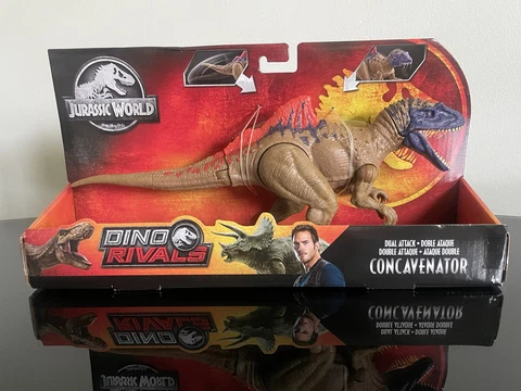 JURASSIC WORLD Dino Rivals Dual Attack CONCAVENATOR, NIB Cover