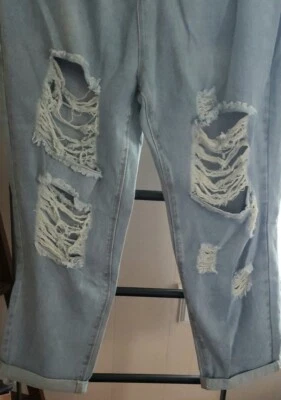 Blue Jeans Women NWT Boohoo Size 16 Plus Annie High Rise (200) - Image 1 of 4