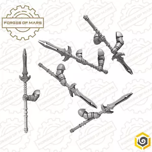 Knights - Void Vampires - Crimson Lords Great Spears Set #1 (x3R+2) - Imagen 1 de 1