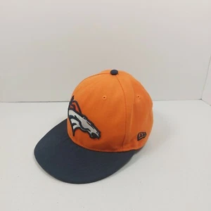 NFL New Era Orange Denver Broncos Hat  Size 7 Cap Fitted Fast Shipping - Picture 1 of 10