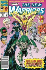 New Warriors (1990) #  29 newsstand (8.0-VF)