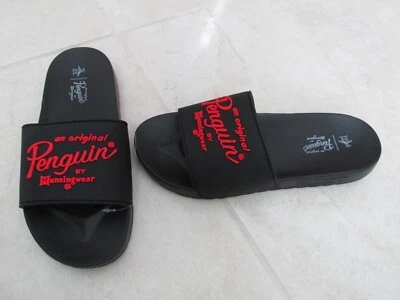 NUEVAS Sandalias Deslizantes Originales Pingüino Azul/Blanco HOMBRE 9 Foto 1 de 4