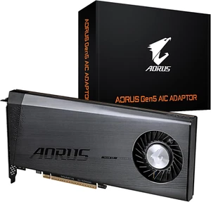 AORUS M.2 PCIe X16 RAID Add-In Card for Gen5 SSDs (GC-4XM2G5) - Afbeelding 1 van 4