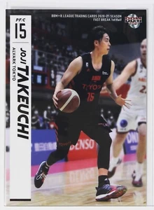 JOJI TAKEUCHI (ALVARK TOKYO) -2021 B.LEAGUE Basketball Trading Card 1st Half - Picture 1 of 3