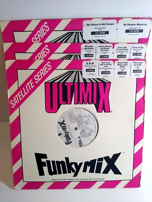 Funkymix 9 Ultimix Set of all 3 12" Vinyl Records Lot Promo Hip-House Soul RARE - Image 1 of 4