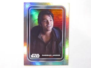 Tarjeta de inserción de lámina arco iris Cassian Andor Flagship 2023 Topps Star Wars #75 ¡NM-M!! - Imagen 1 de 2