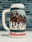 1982 Budweiser 50th Anniversary Clydesdale’s Holiday Beer Stein Mug VTG